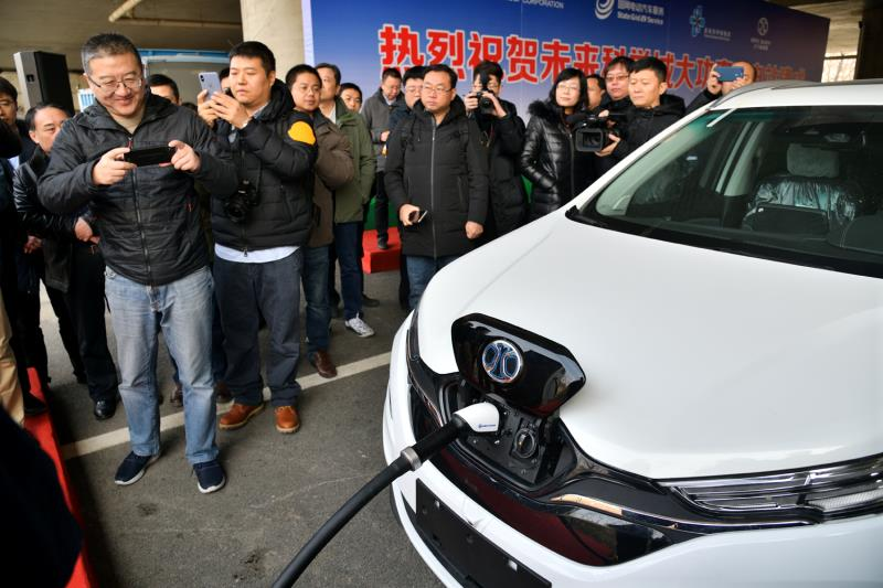 國內首座電動車大功率充電站 北京未來科學城舉行建成儀式